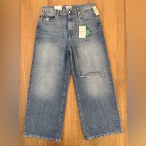 DL1961 Hepburn Wide leg High Rise 32” Women Jeans Size 32 NWT